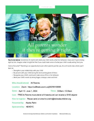 COSP flyer for parents
